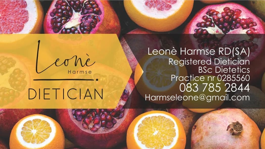 Leonè Harmse Dietician